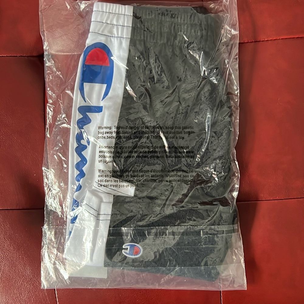 Champion shorts brand new still in plastic wrap with tags